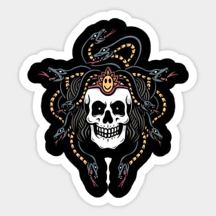 Medusa skull Sticker